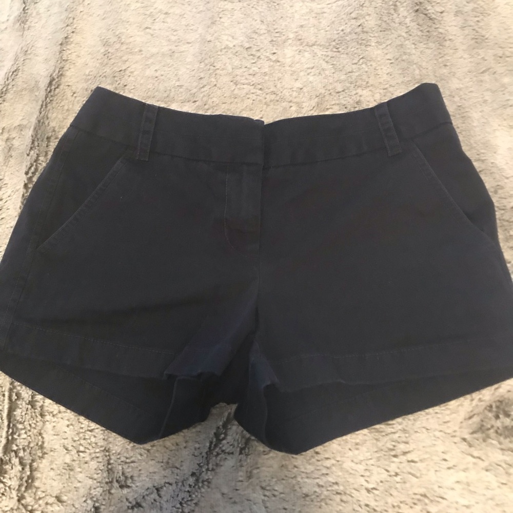 Navy chino shorts